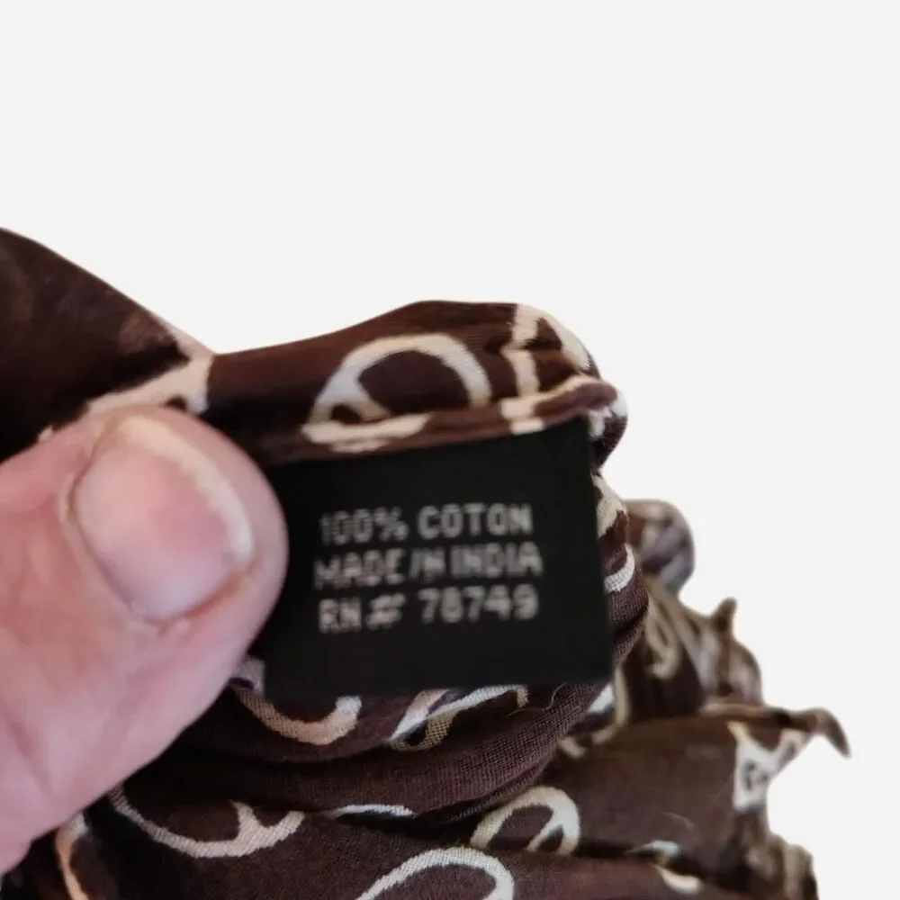 American-eagle Women's Brown and Black Scarf-wraps‎